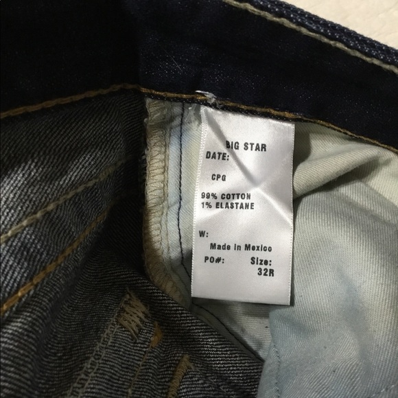 Big Star Jeans size 32 x 31 NWT $89 - Picture 6 of 11